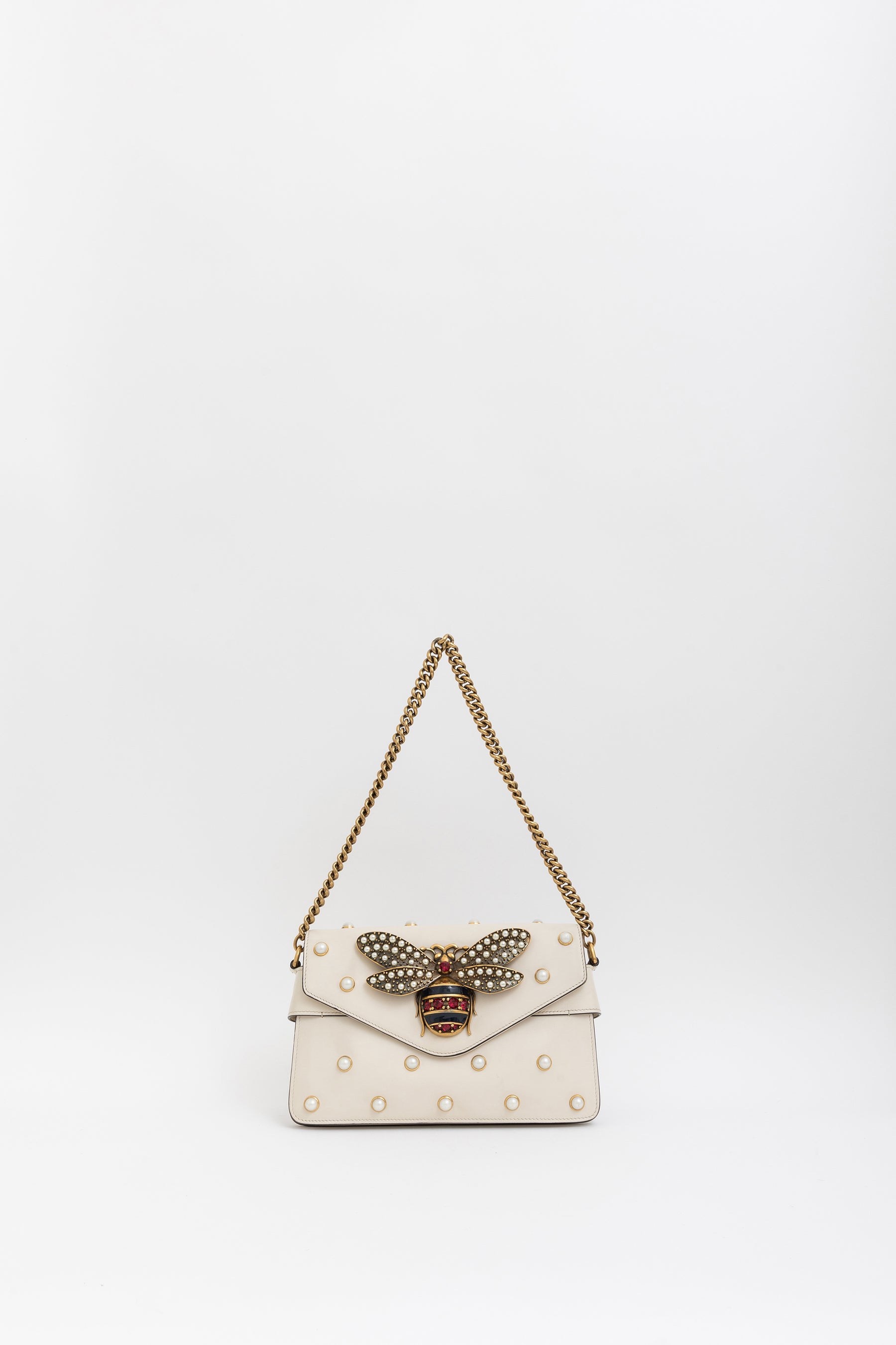 Broadway Pearly Bee Embellished Mini Shoulder Bag