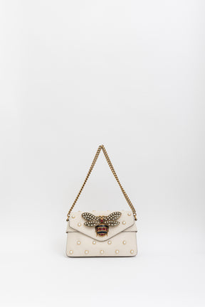 Broadway Pearly Bee Embellished Mini Shoulder Bag