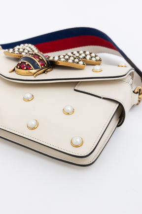 Broadway Pearly Bee Embellished Mini Shoulder Bag