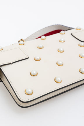 Broadway Pearly Bee Embellished Mini Shoulder Bag