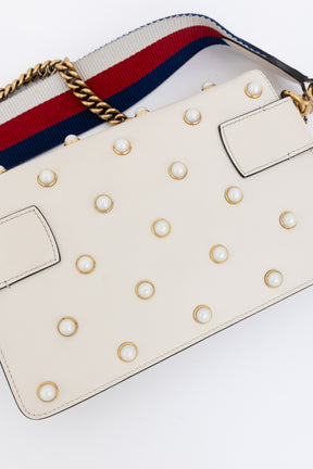 Broadway Pearly Bee Embellished Mini Shoulder Bag
