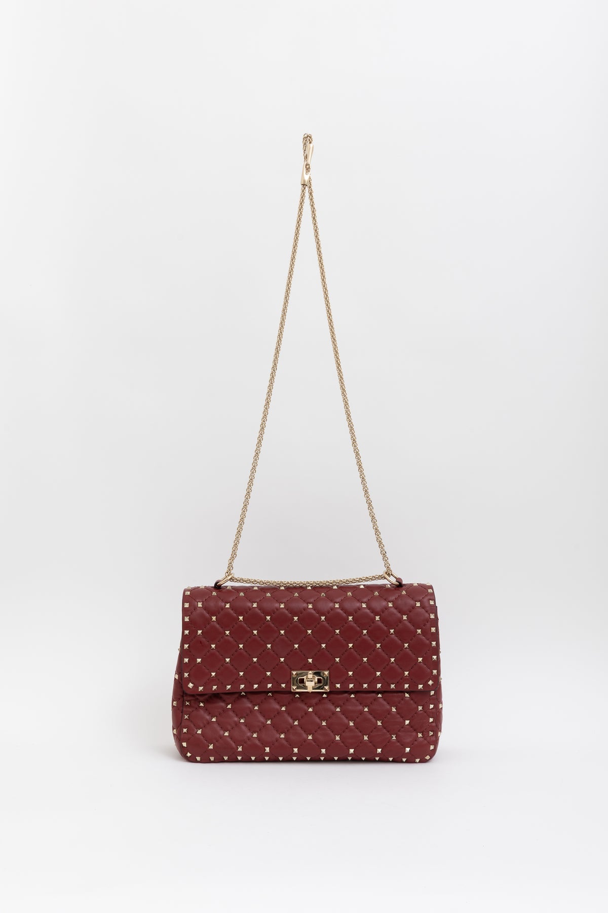 Rockstud Spike Chain Bag