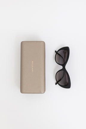 Black Gradient Cat Eye Sunglasses