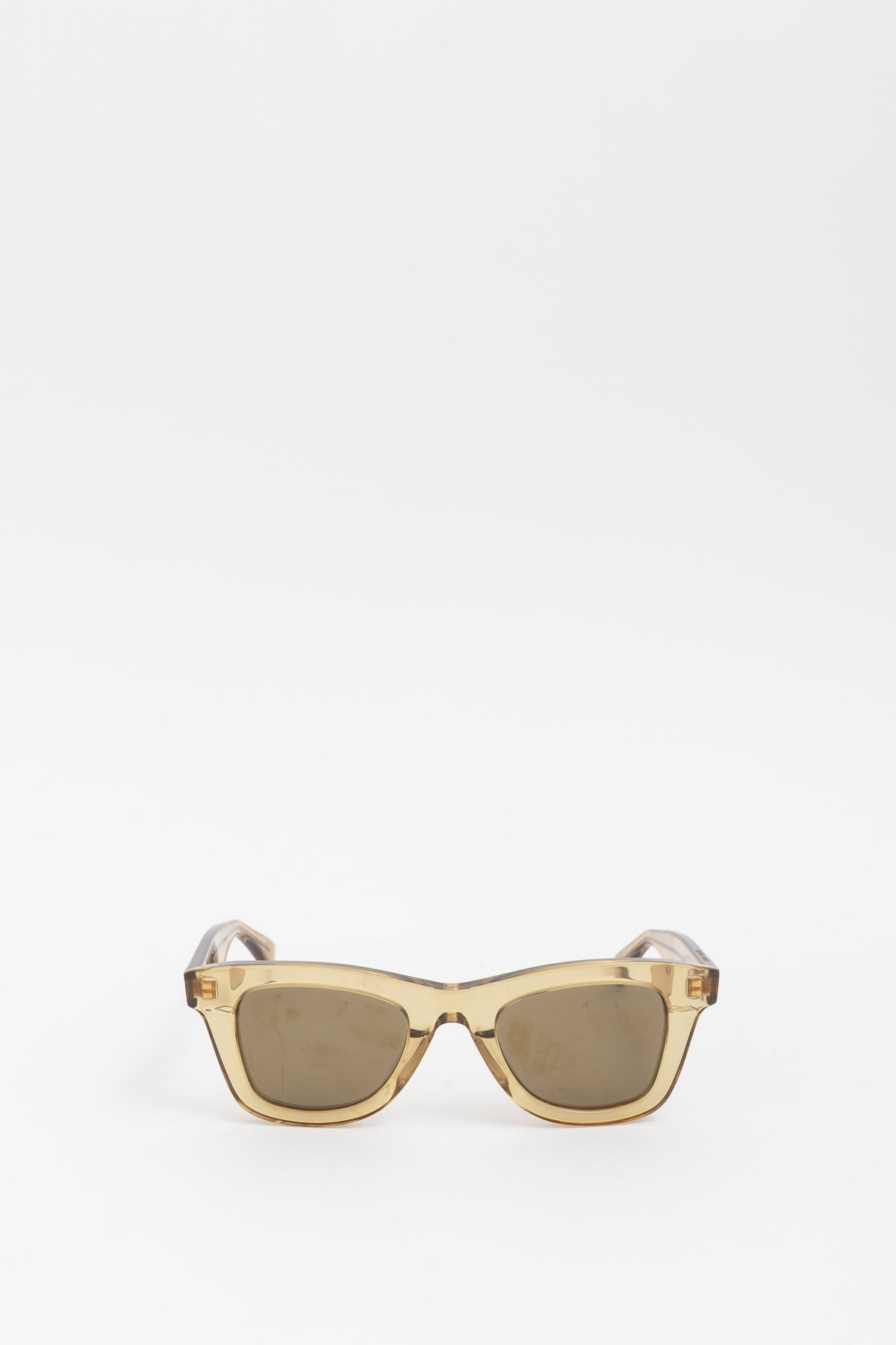 Transparent Honey Brown Sunglasses