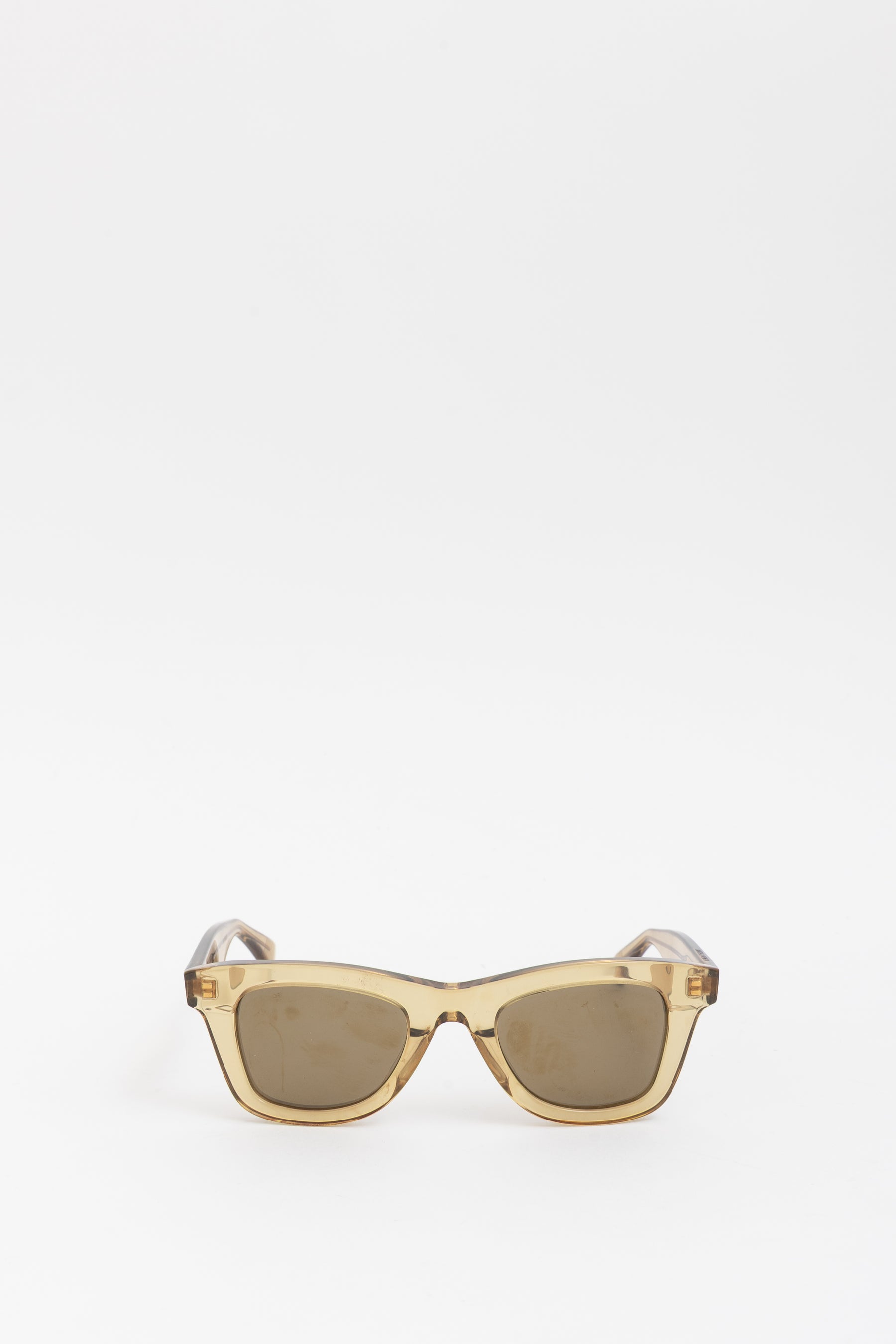 Transparent Honey Brown Sunglasses