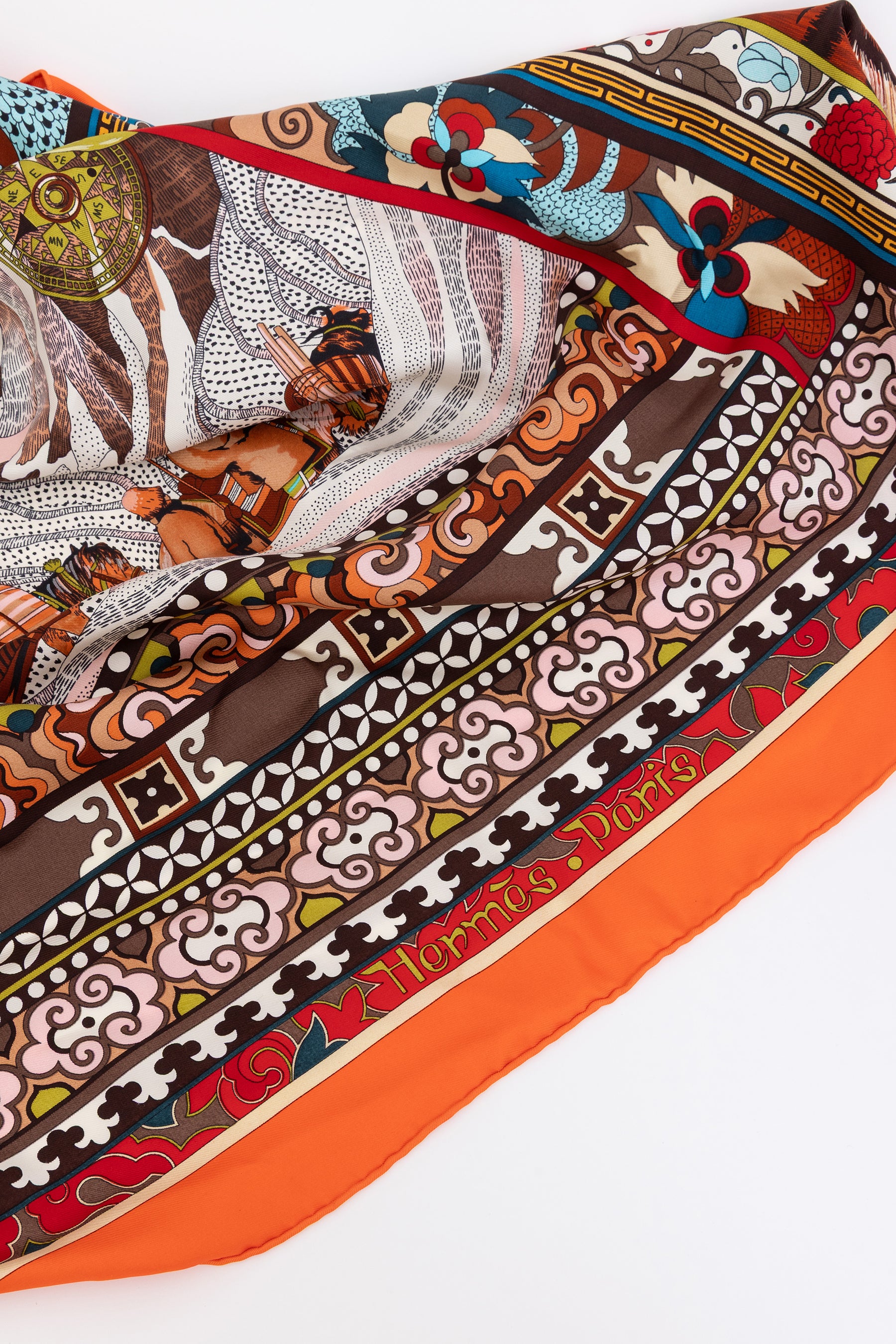 La Femme aux Semelles de Vent Silk Twill Scarf