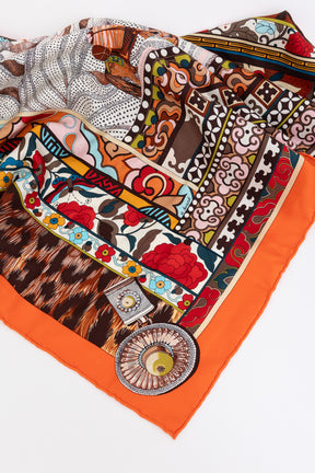 La Femme aux Semelles de Vent Silk Twill Scarf