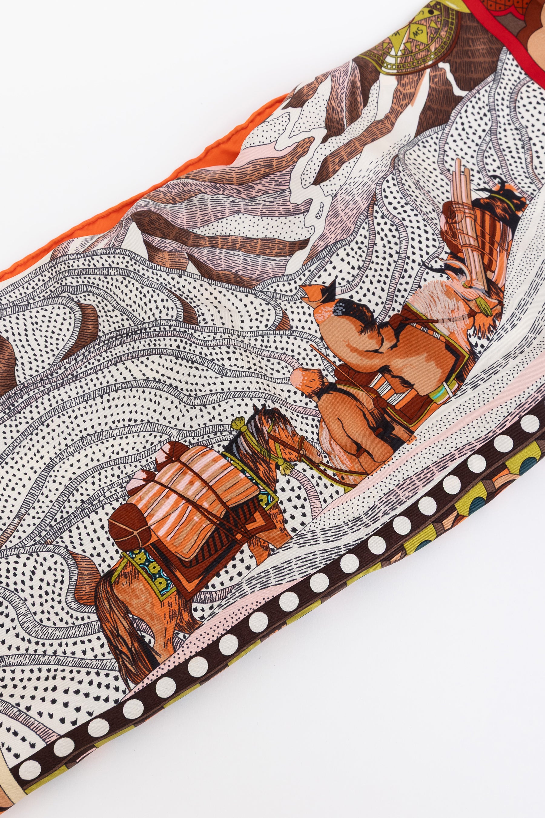 La Femme aux Semelles de Vent Silk Twill Scarf