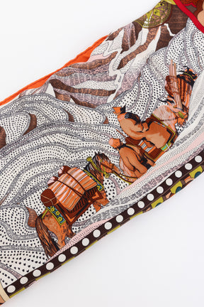 La Femme aux Semelles de Vent Silk Twill Scarf