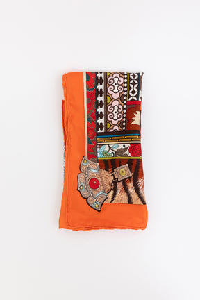 La Femme aux Semelles de Vent Silk Twill Scarf