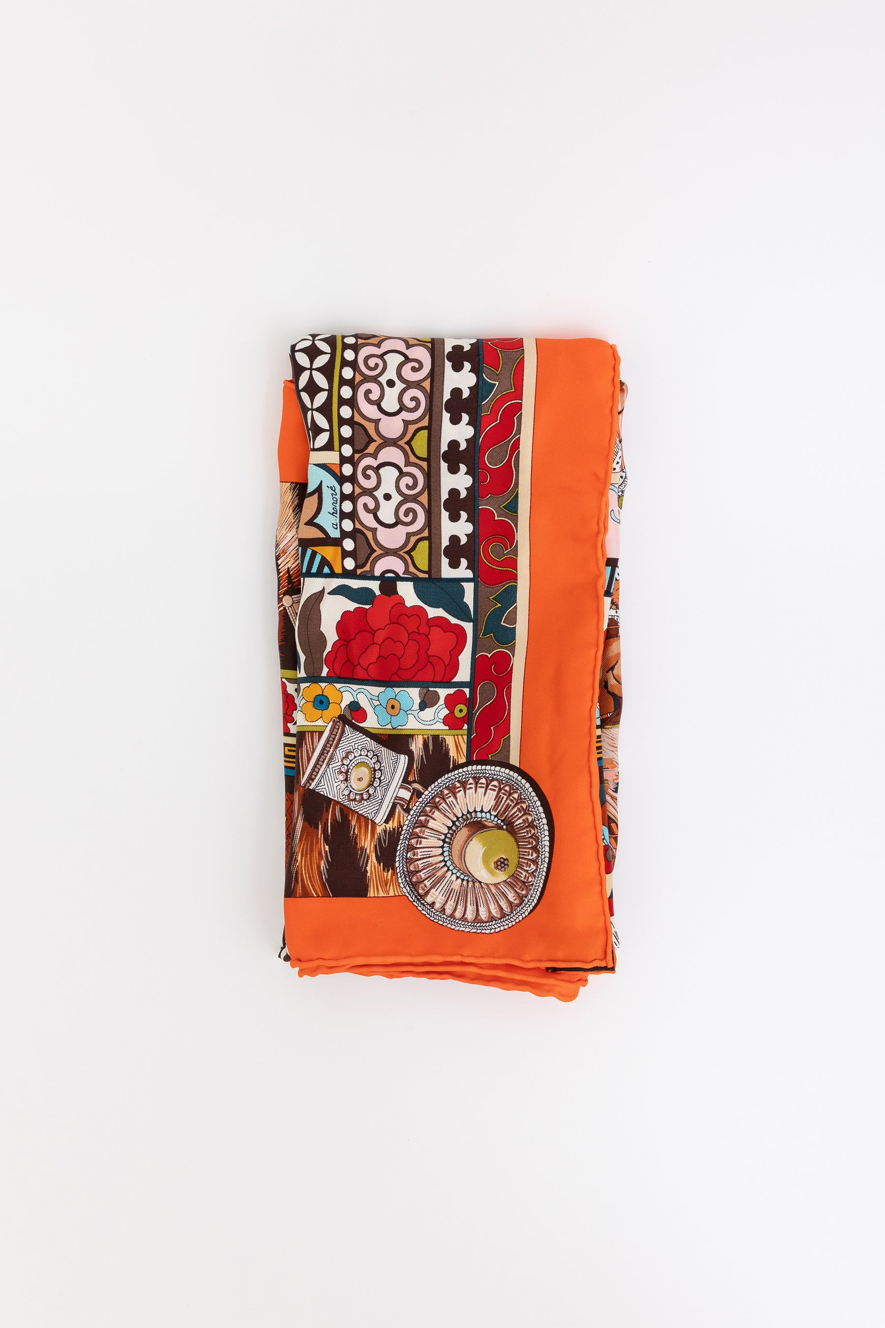 La Femme aux Semelles de Vent Silk Twill Scarf