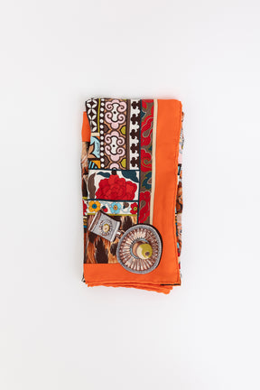 La Femme aux Semelles de Vent Silk Twill Scarf