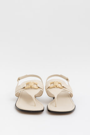 Gancini-Buckle Sandals
