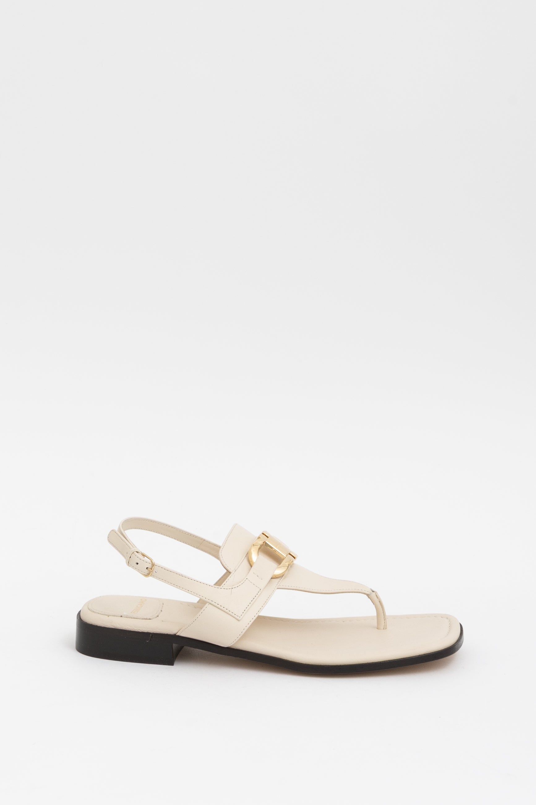 Gancini-Buckle Sandals