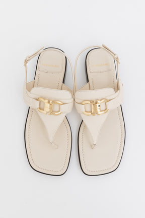 Gancini-Buckle Sandals