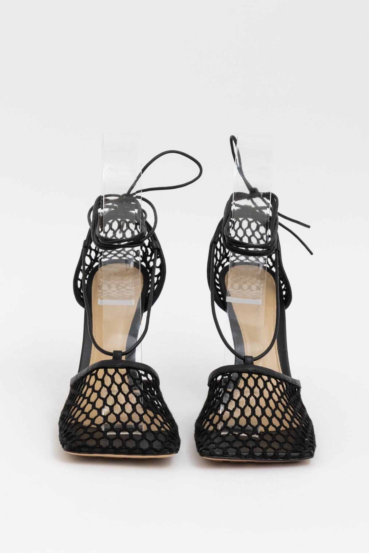Stretch Lace-Up Sandals