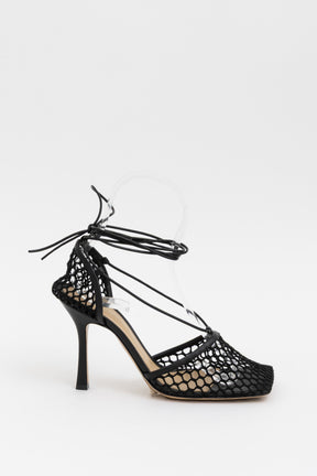 Stretch Lace-Up Sandals