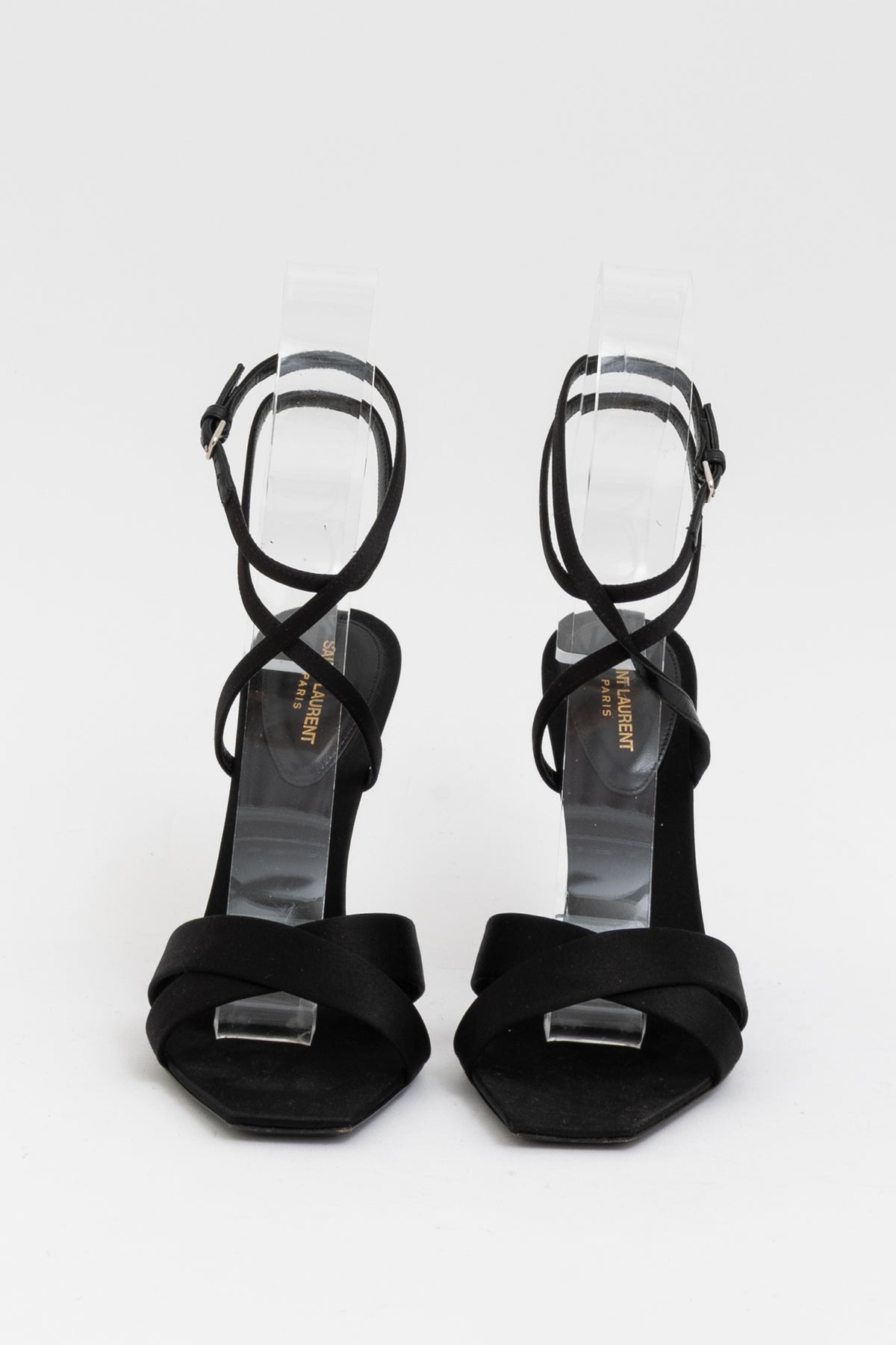 Corinne Satin Crêpe Sandals