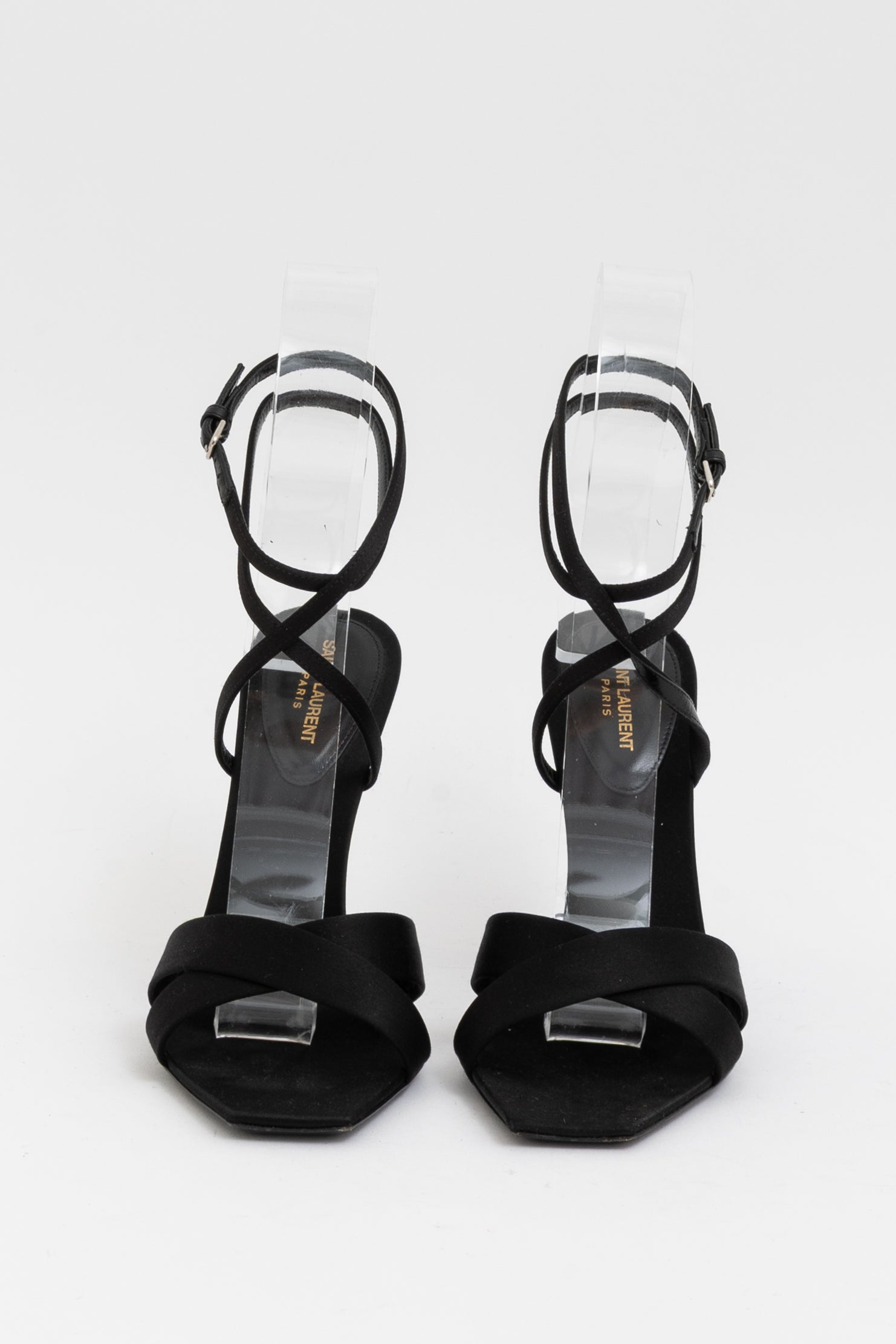 Corinne Satin Crêpe Sandals