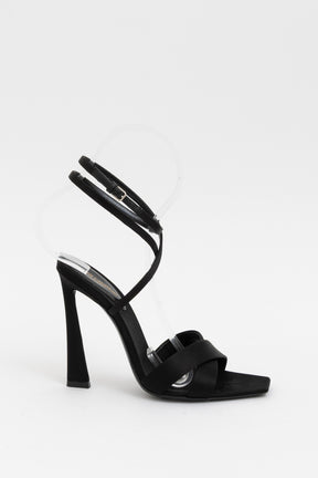 Corinne Satin Crêpe Sandals