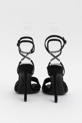 Corinne Satin Crêpe Sandals