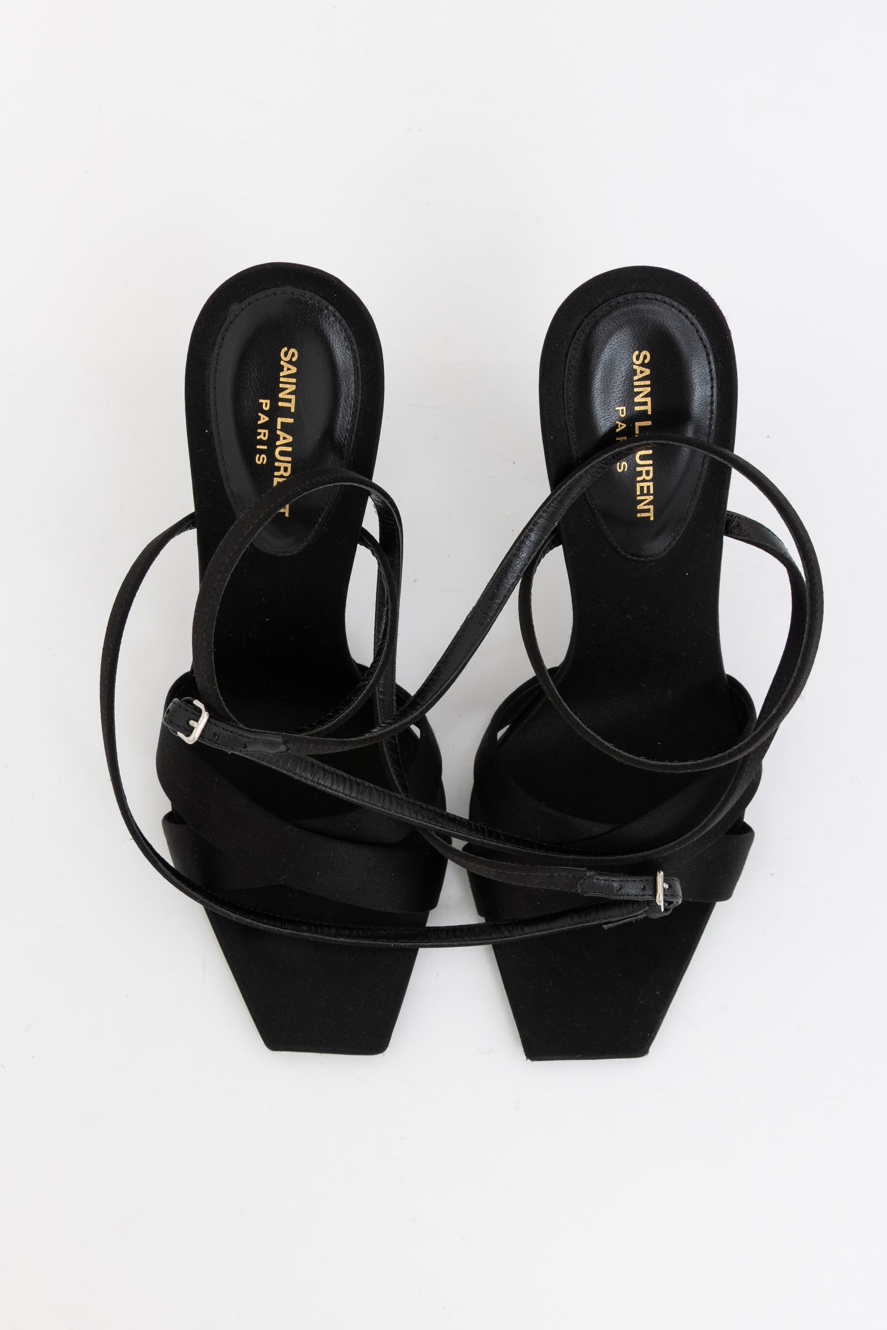 Corinne Satin Crêpe Sandals