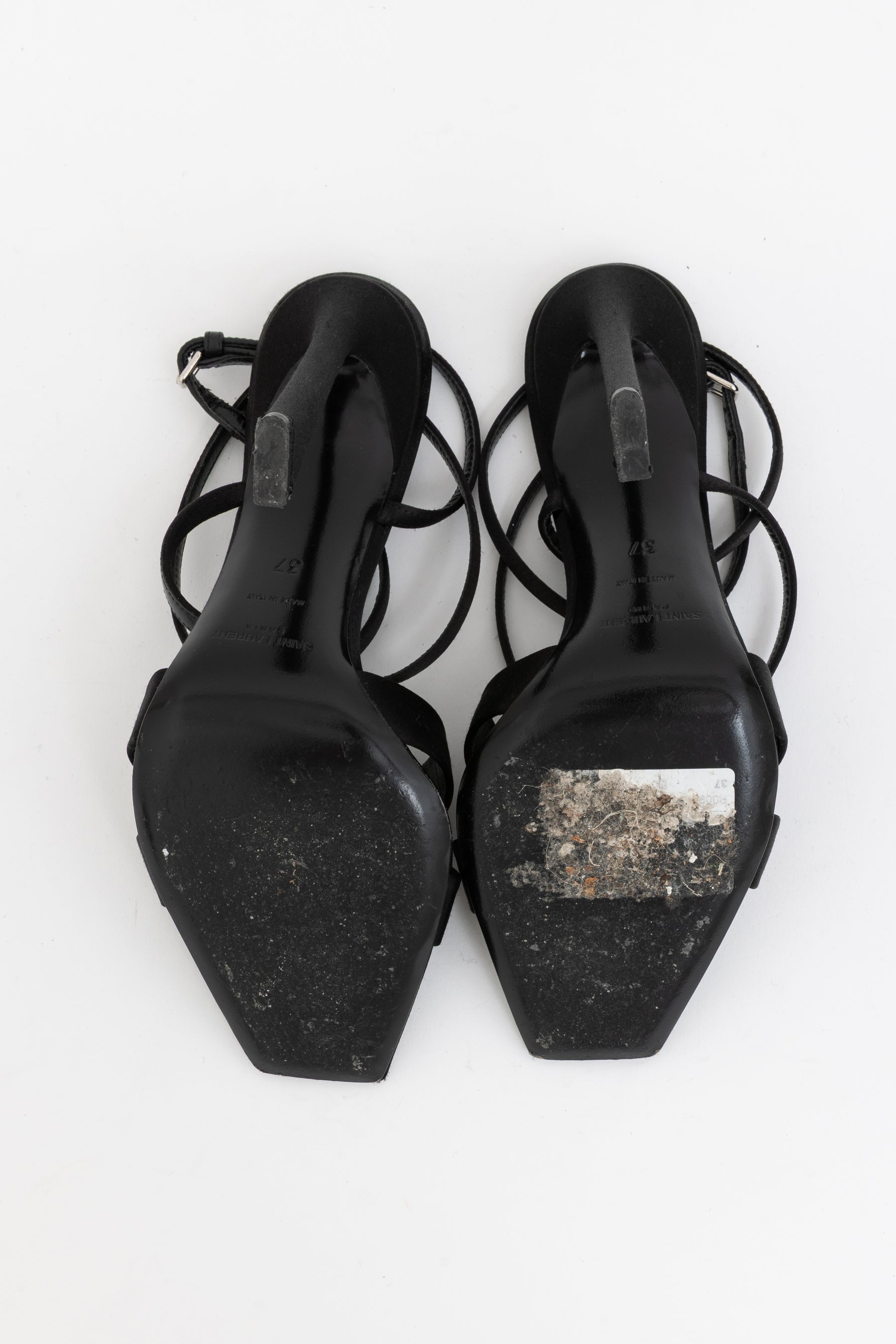 Corinne Satin Crêpe Sandals