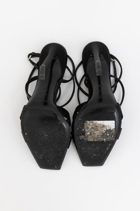 Corinne Satin Crêpe Sandals