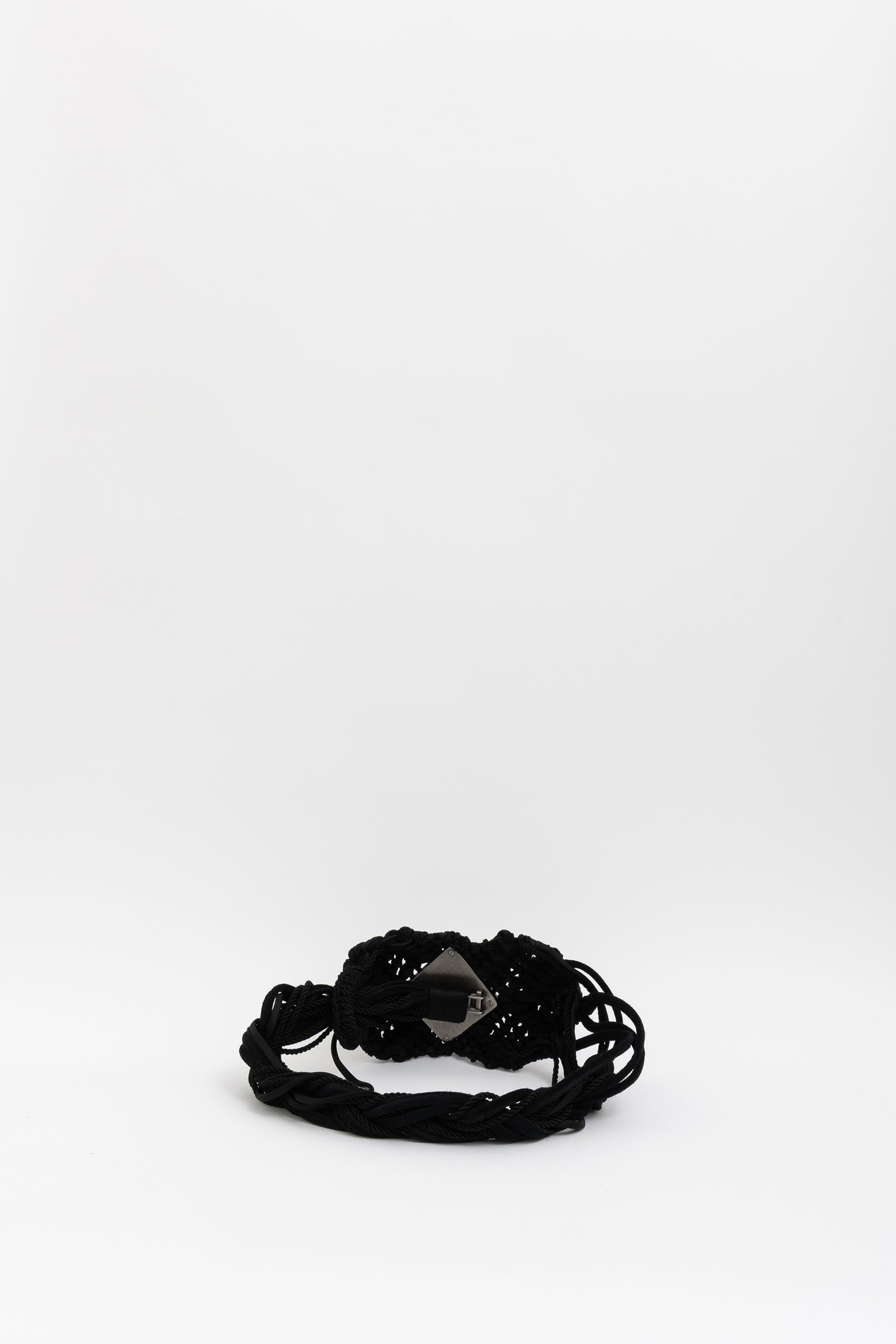 Crystal Embellished Braided Belt