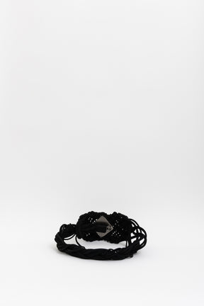 Crystal Embellished Braided Belt