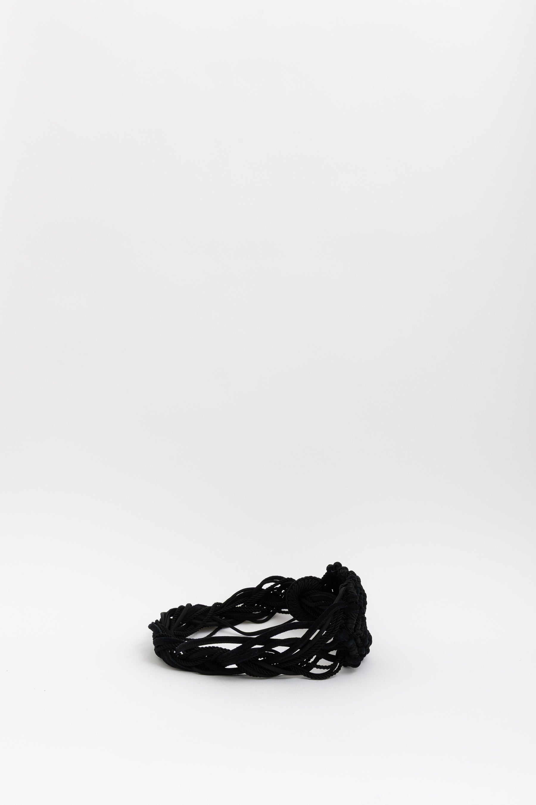 Crystal Embellished Braided Belt