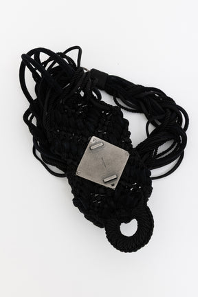 Crystal Embellished Braided Belt