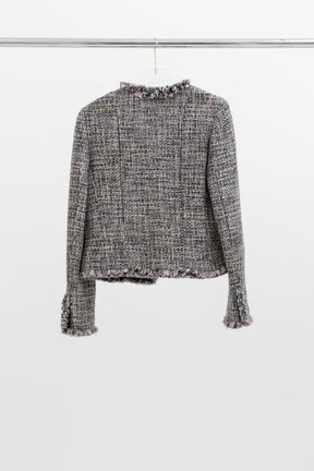 Fantasy Tweed Frayed Edge Jacket
