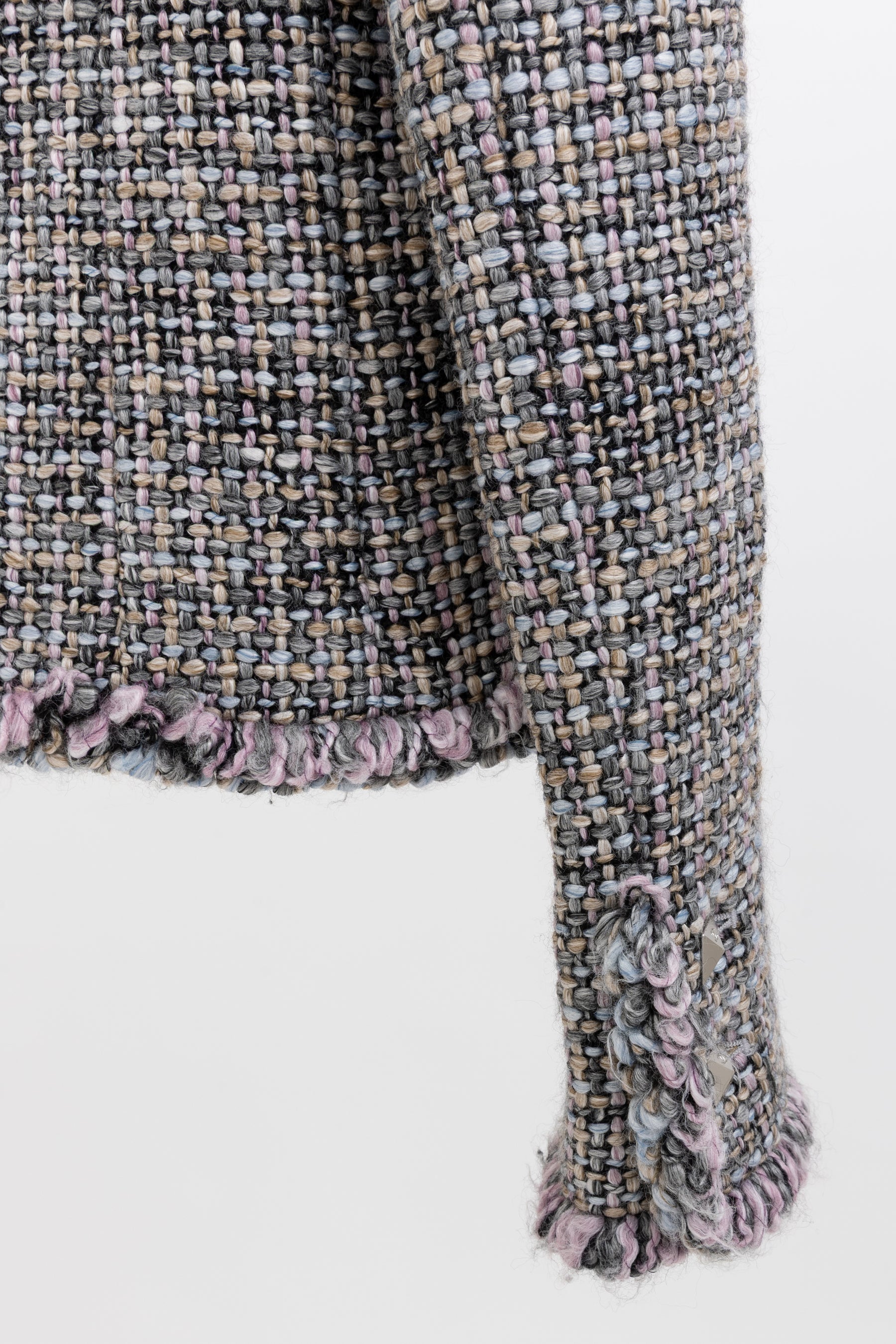 Fantasy Tweed Frayed Edge Jacket