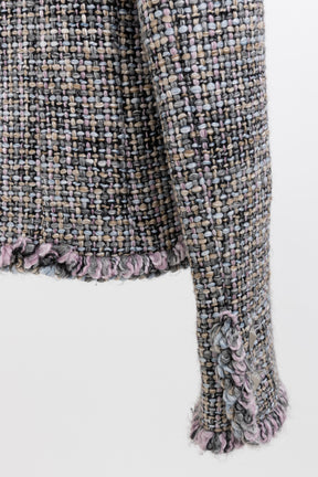 Fantasy Tweed Frayed Edge Jacket