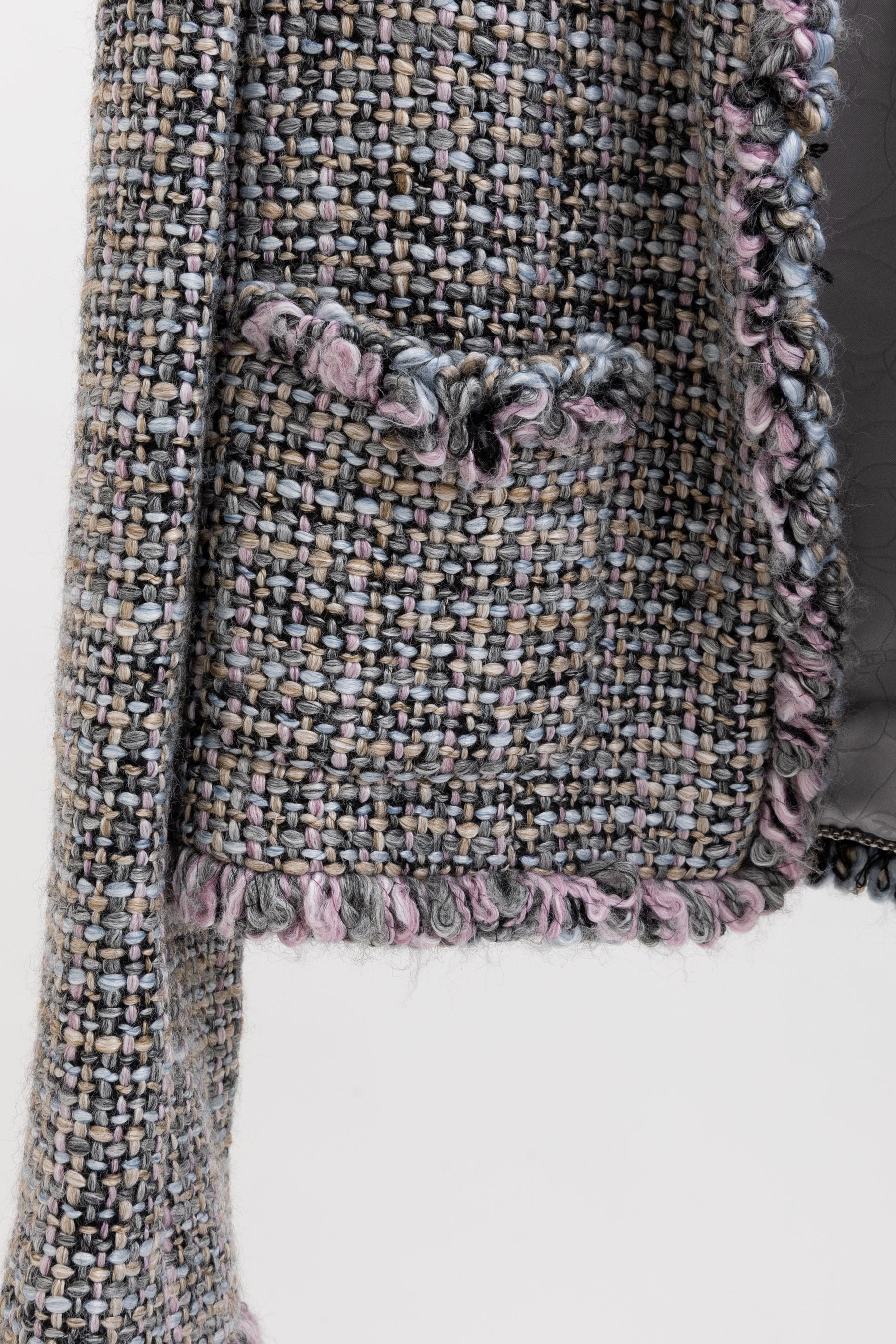 Fantasy Tweed Frayed Edge Jacket