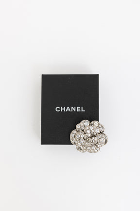 Camelia Crystal Brooch