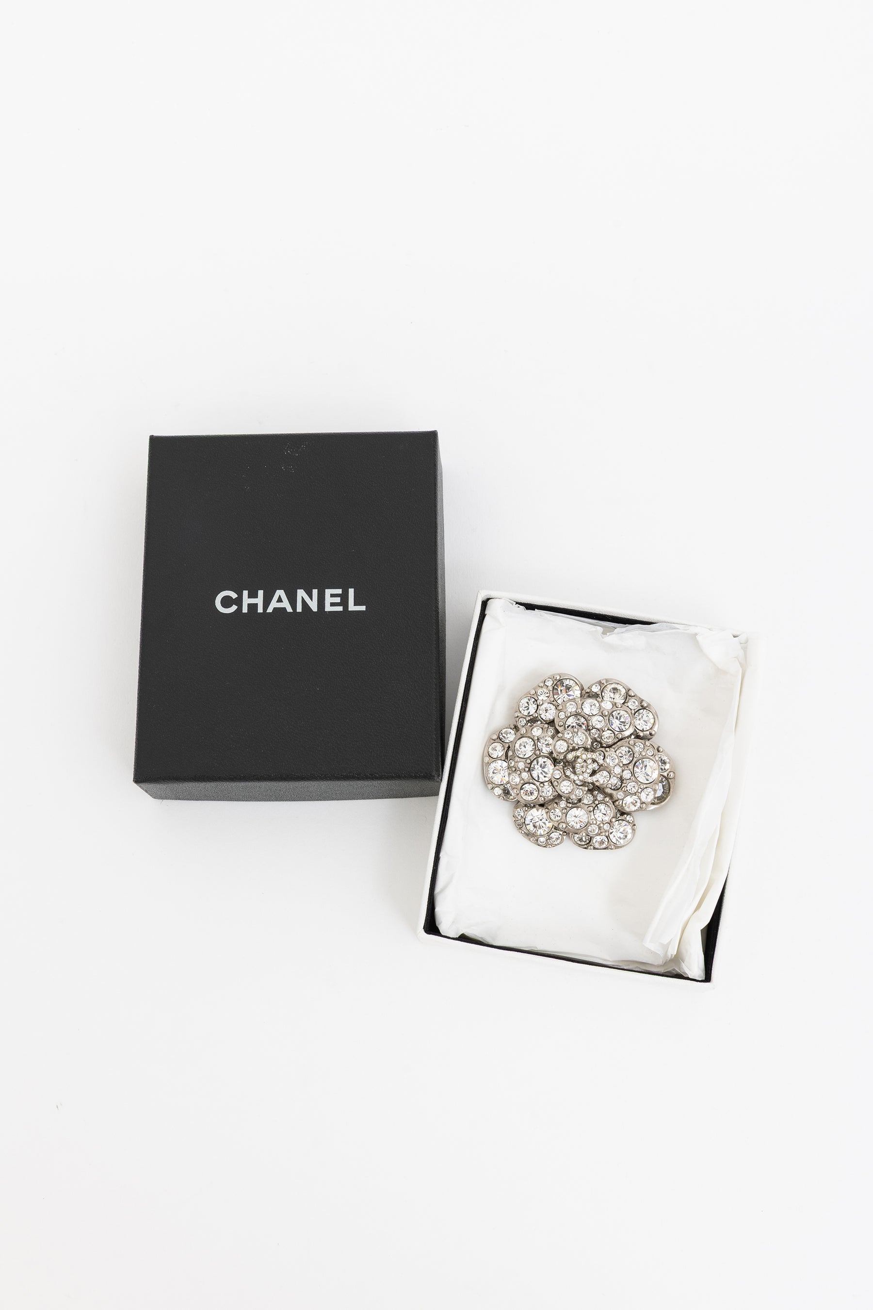 Camelia Crystal Brooch