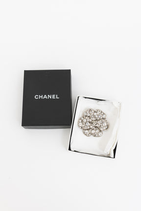 Camelia Crystal Brooch