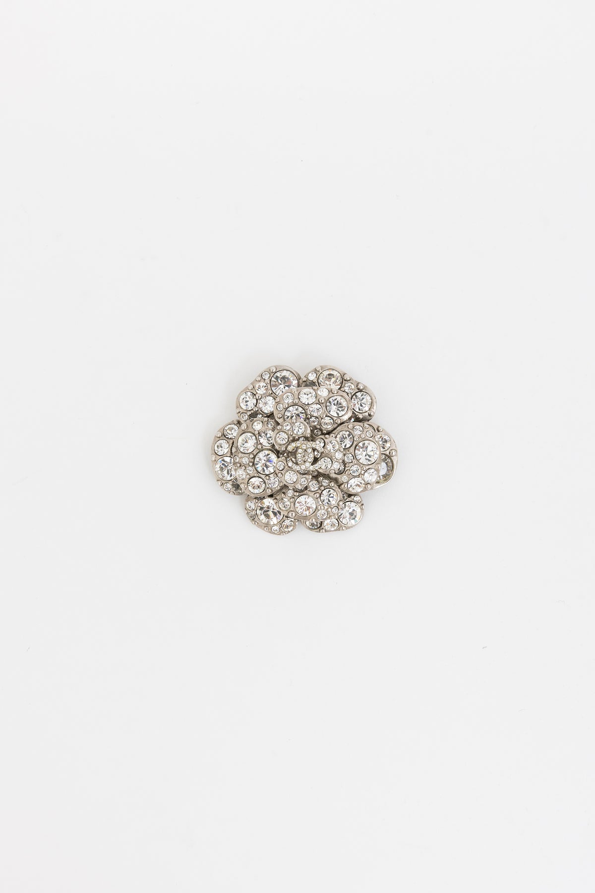 Camelia Crystal Brooch