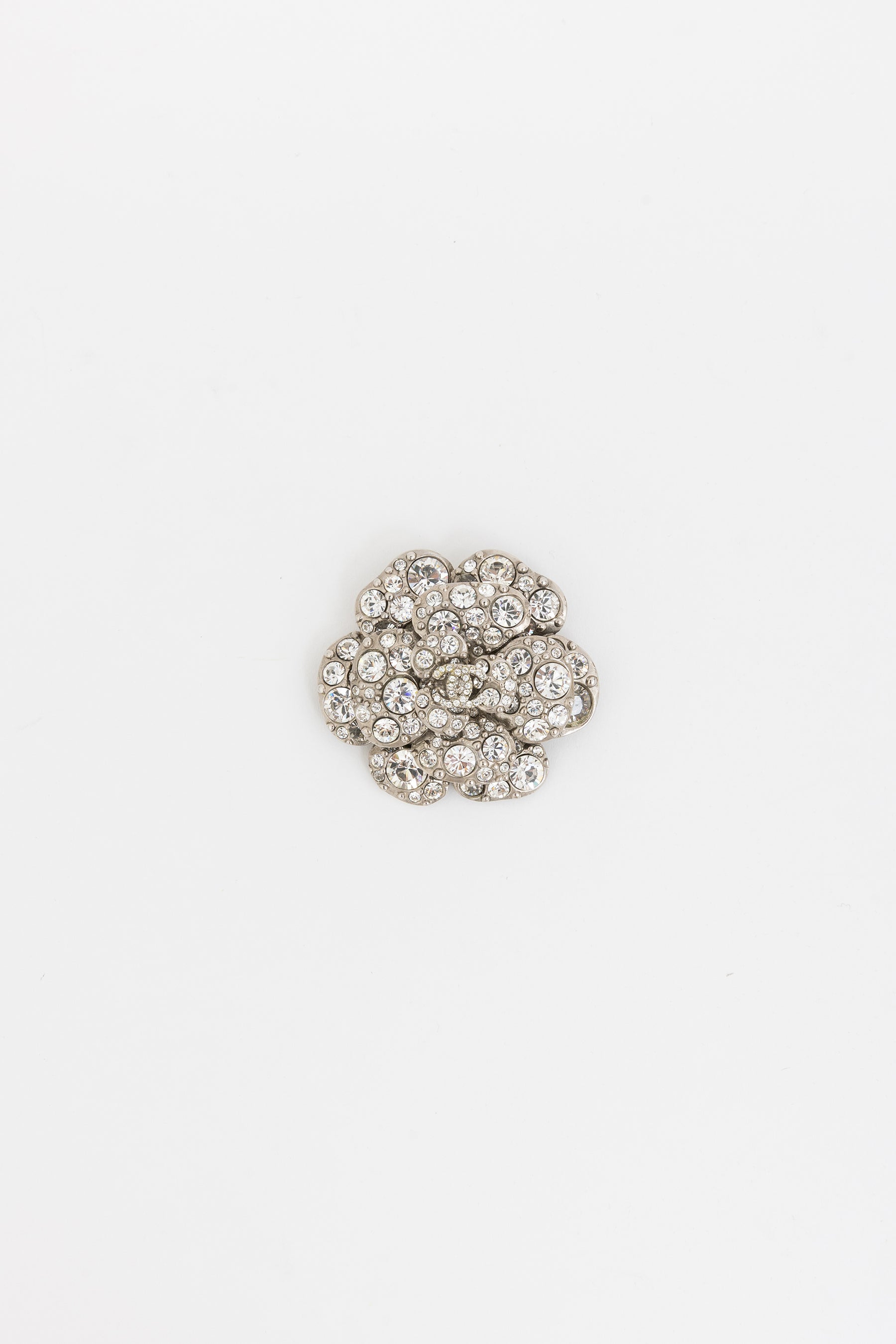 Camelia Crystal Brooch