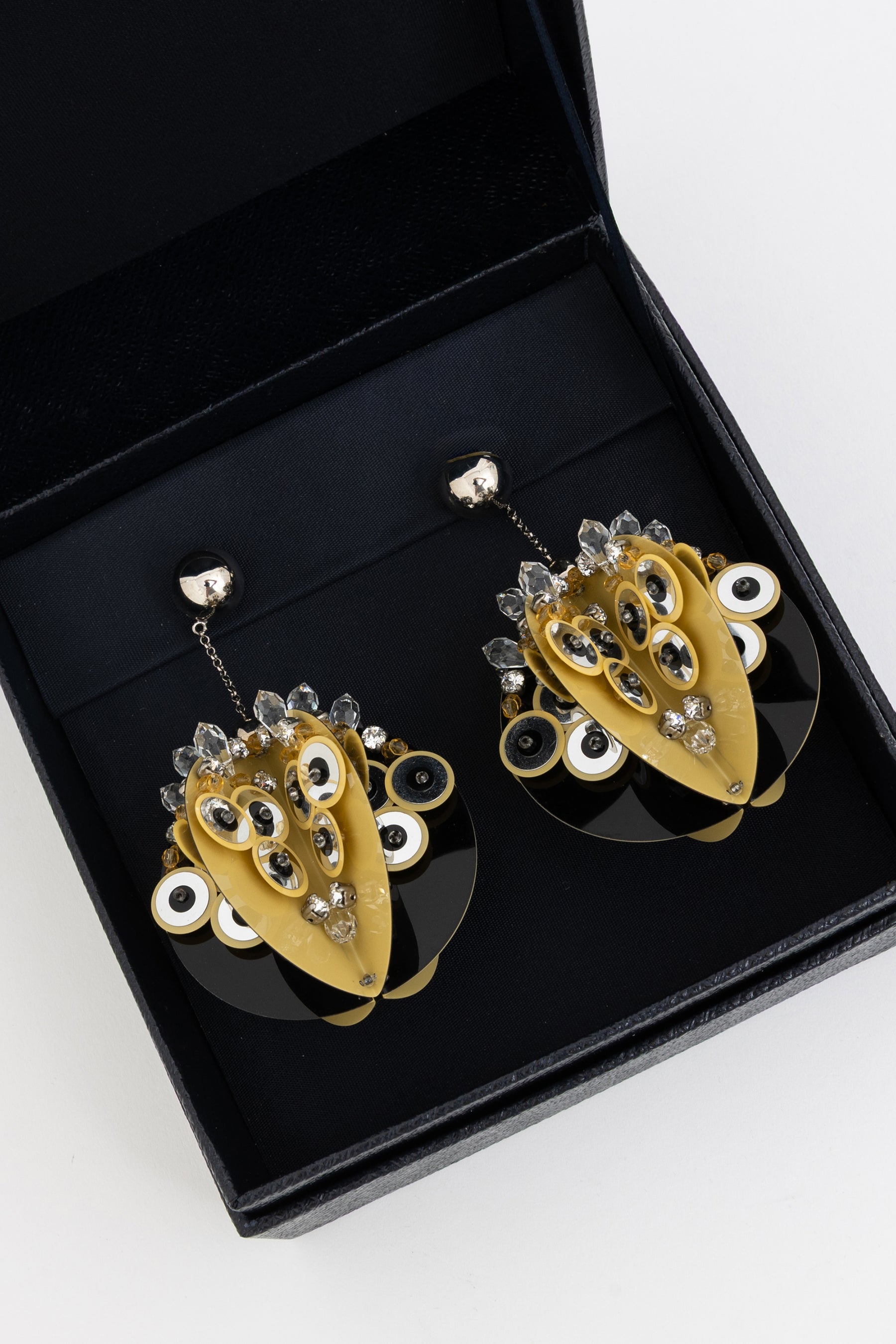 Orecchini Pailettes Ricamo Earrings