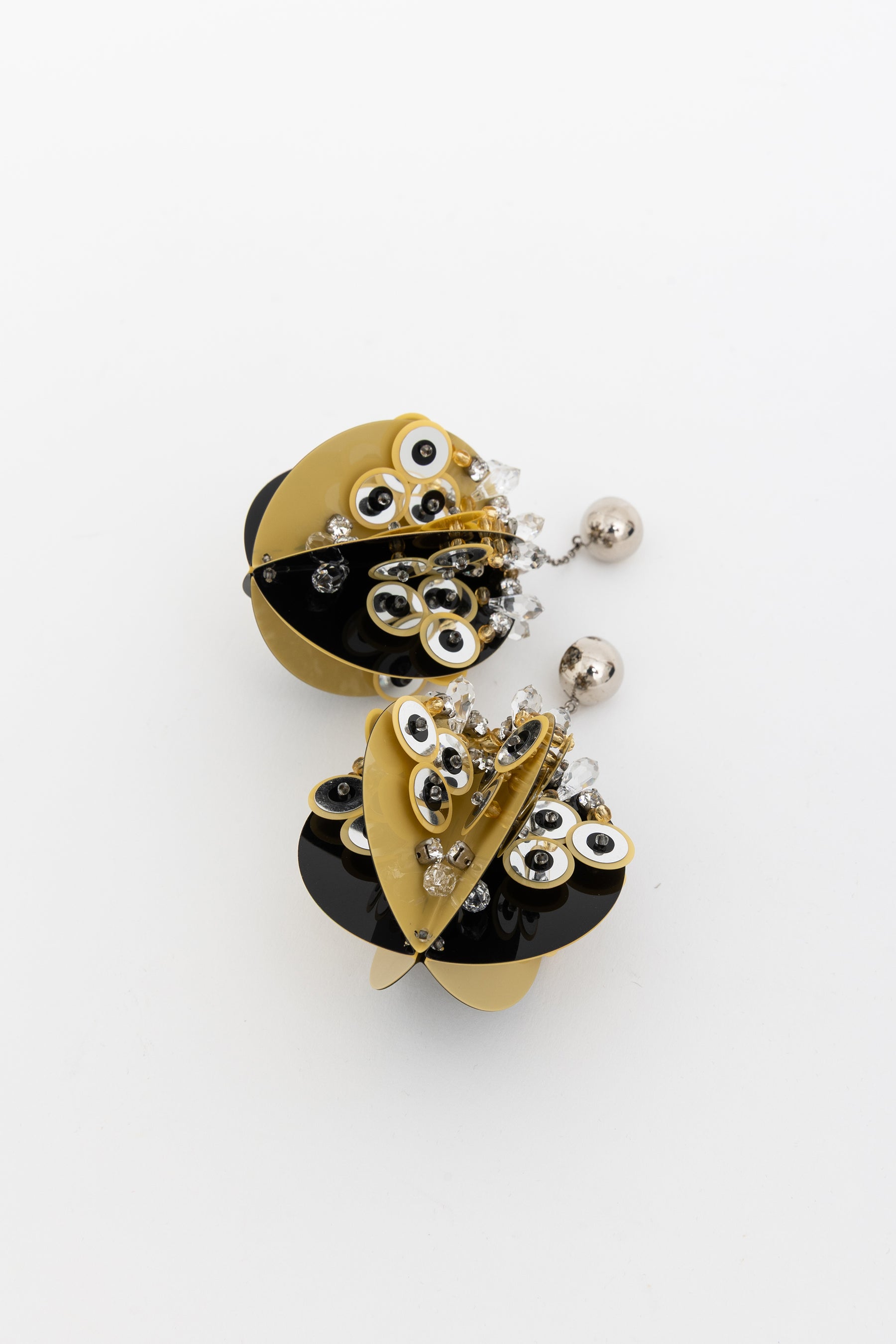 Orecchini Pailettes Ricamo Earrings