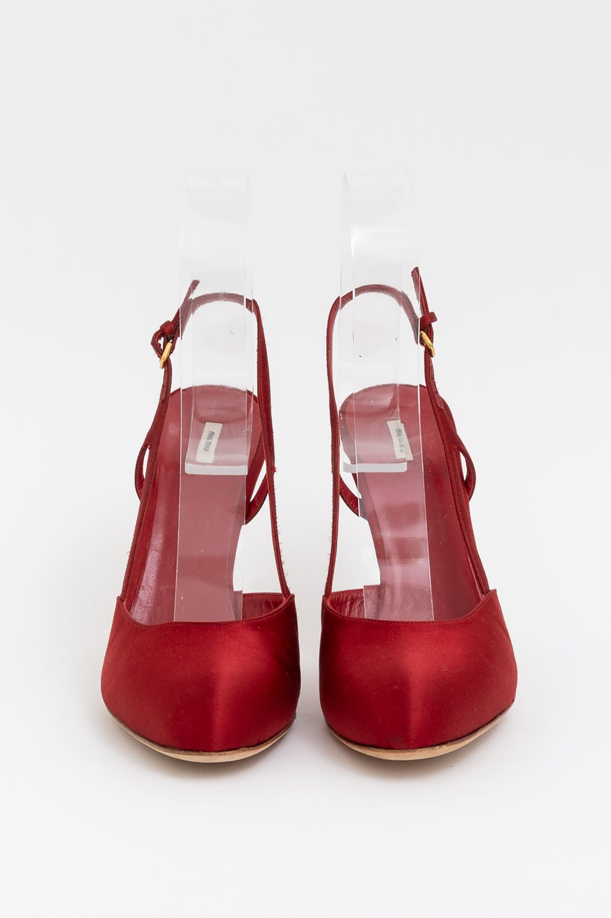 Satin Slingback Heels