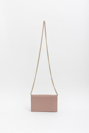 Guccissima Bow Flap Wallet on Chain