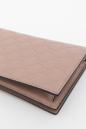 Guccissima Bow Flap Wallet on Chain