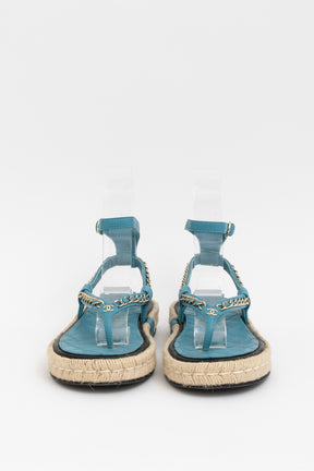 Chain Espadrille Thongs