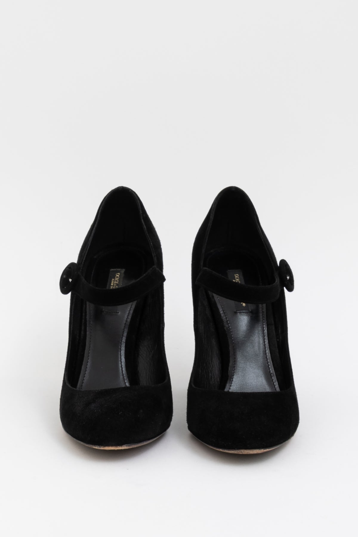 Crystal Embellished Heel Mary Jane Pumps