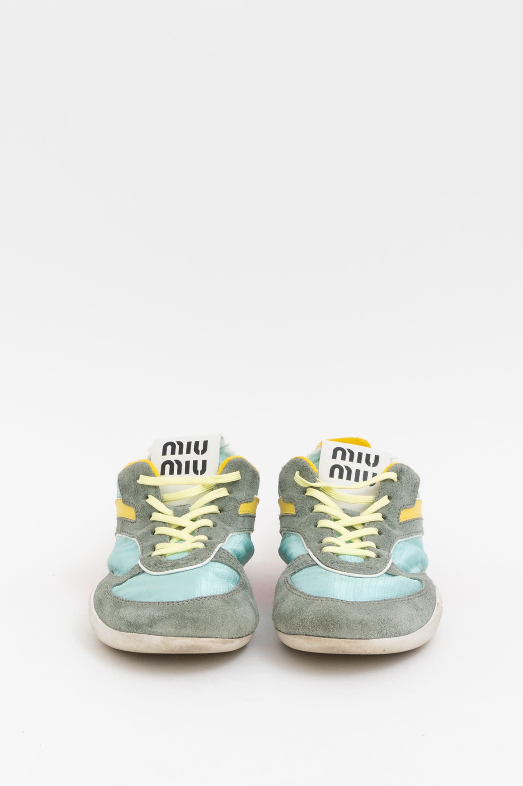 Gymnasium Technical Fabric and Suede Sneakers