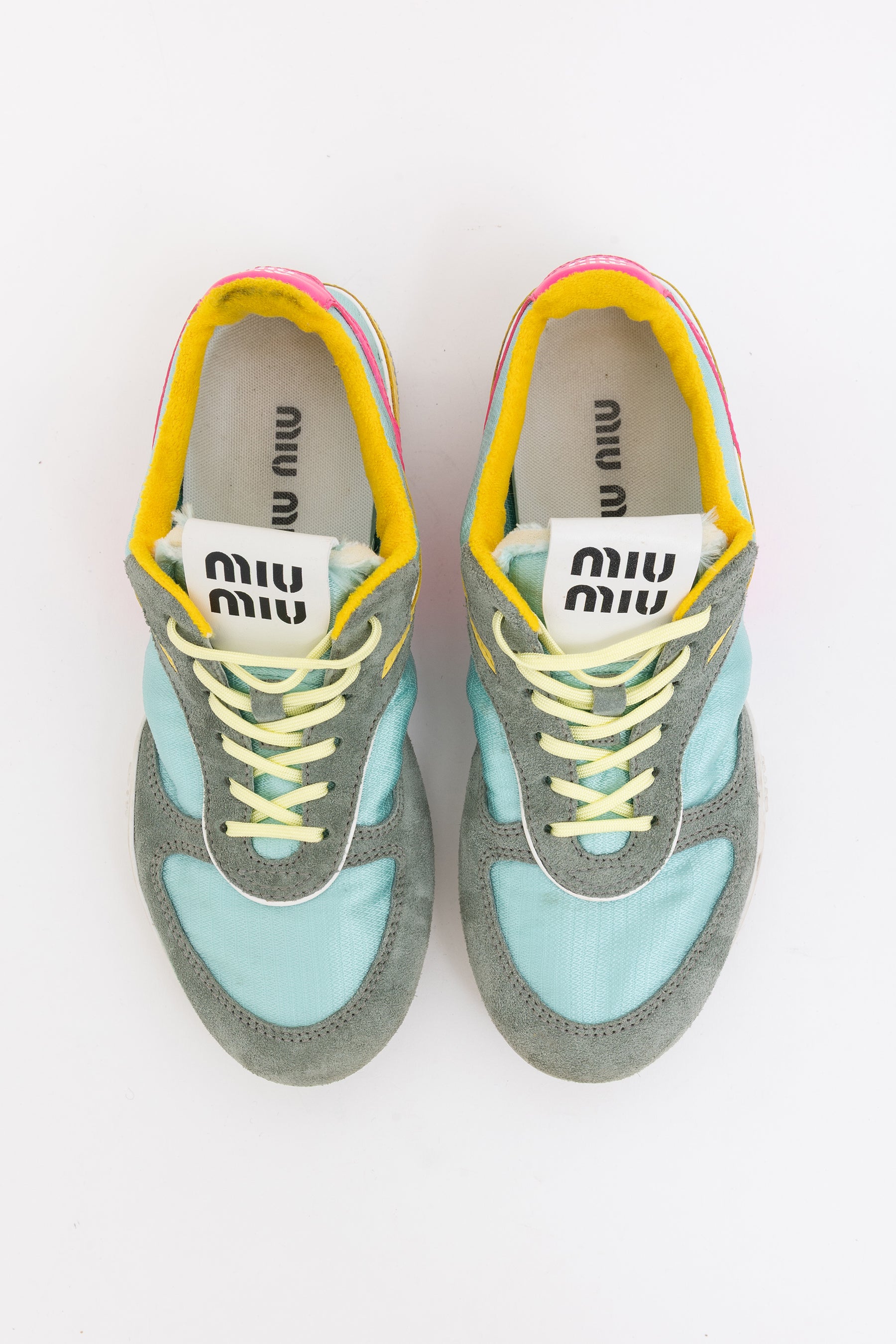 Gymnasium Technical Fabric and Suede Sneakers